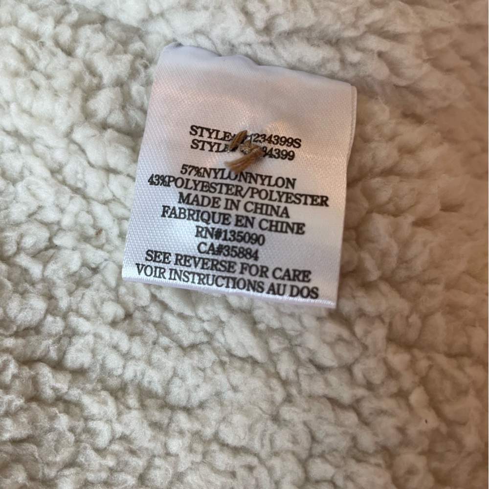 Z Supply Jordan Jacket Sweater Knit/Sherpa Campfire Tan/Brown/Cream XS - Picture 12 of 15